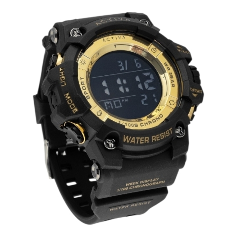 Activa Sync X Invicta Men's Digital Watch - 50mm. Black (ACW8046-003)